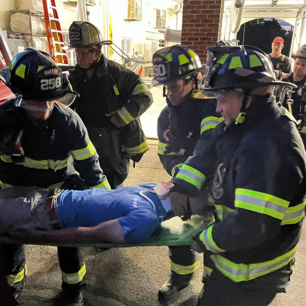 Fire Drill night at Easton CT Fire