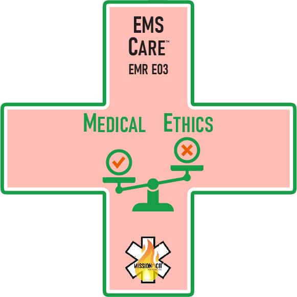 EMR Initial | EMS Care Ch EMR- E03 | Medical/Legal and Ethics