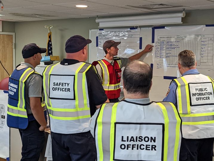 what is an emergency operations plan | who has overall responsibility for managing the on scene incident