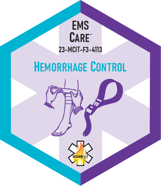 Paramedic Recert EMS Care | 23-MCIT-F3-4113 | Control de hemorragias